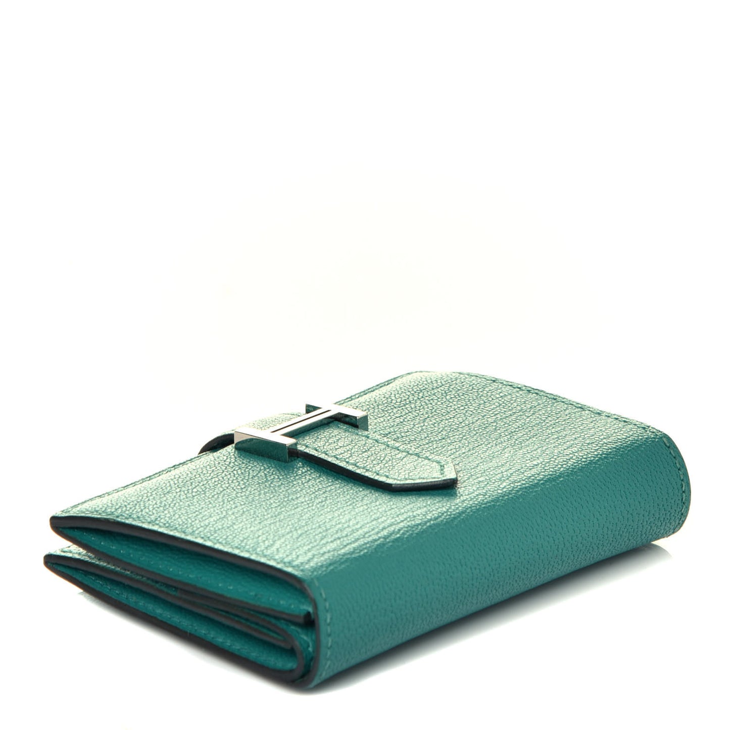 Chevre Mysore Mini Bearn Wallet Vert Verone