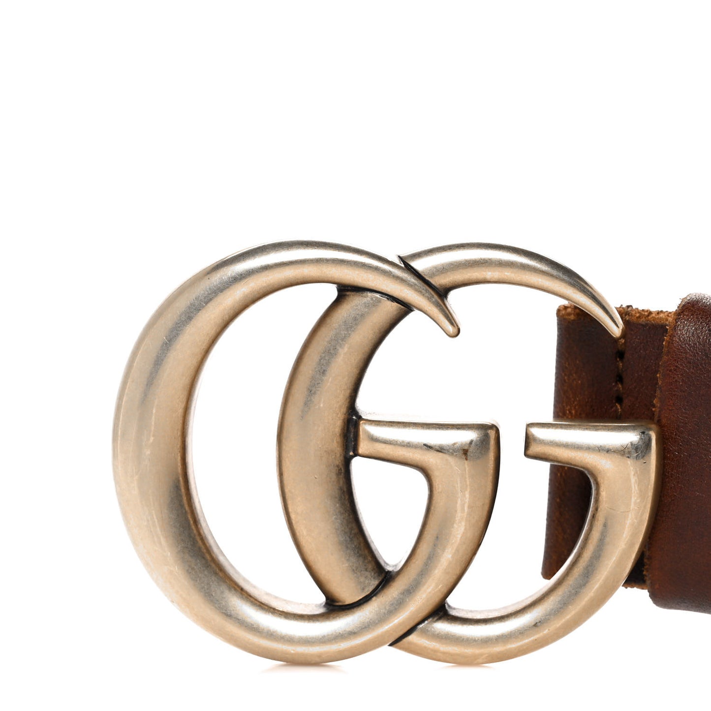 Faded Calfskin Double G 40mm Belt 85 34 Cuir