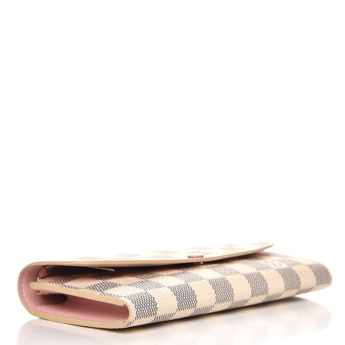 Damier Azur Emilie Wallet Rose Ballerine