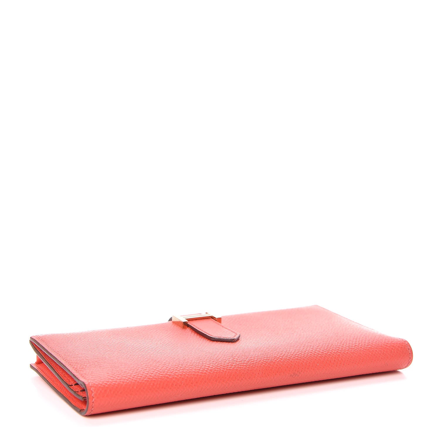 Hermes Epsom Bearn Gusset Wallet Rose Jaipur 4 of 10
