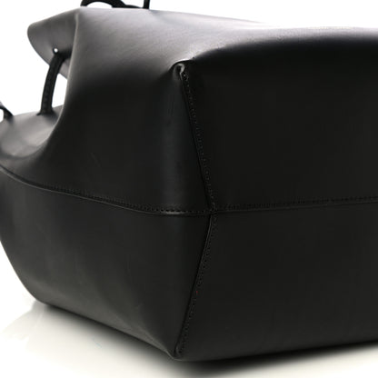 Mansur Gavriel Vegetable Tanned Calfskin Bucket Bag Black Flamma 8 of 14