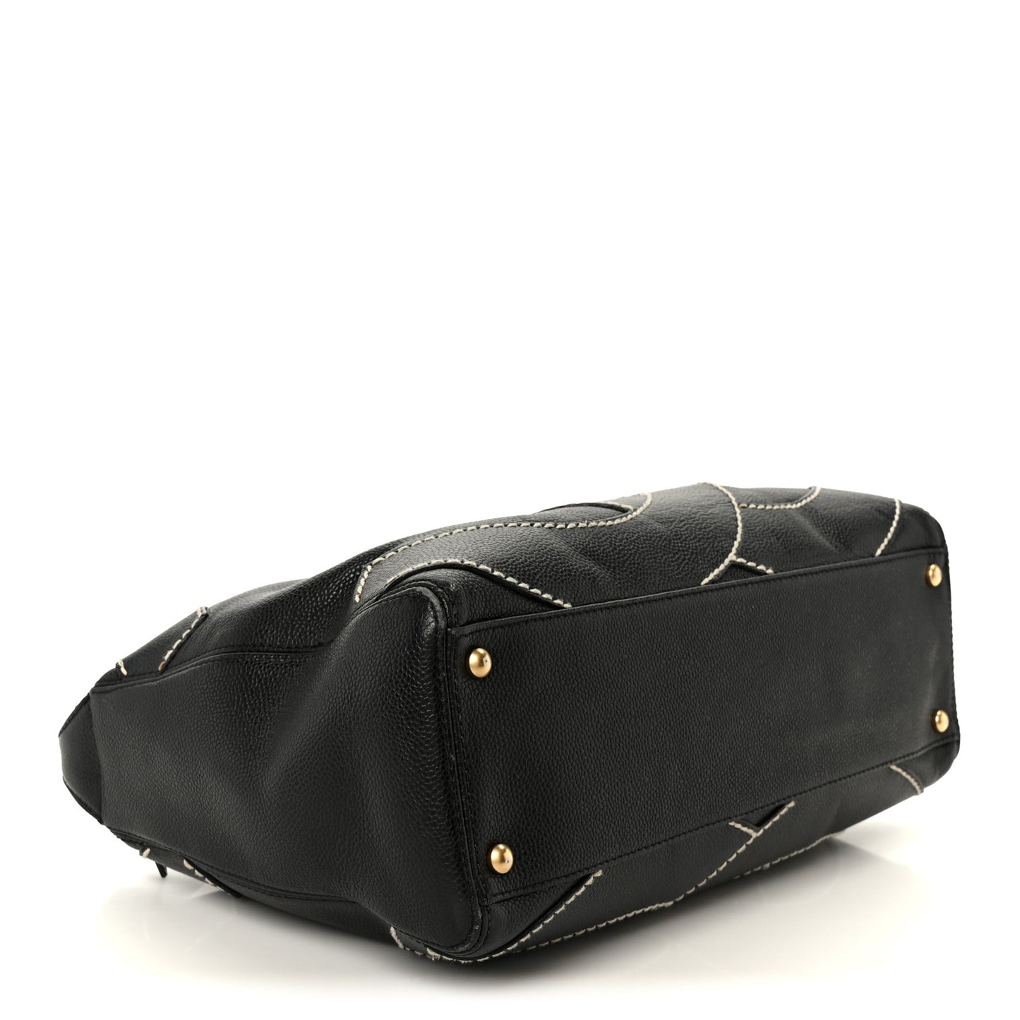 Caviar CC Stitched Hobo Black