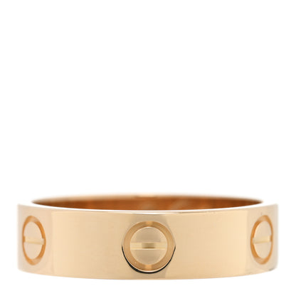 Cartier 18K Yellow Gold 5.5mm LOVE Ring 59 8.75 3 of 4
