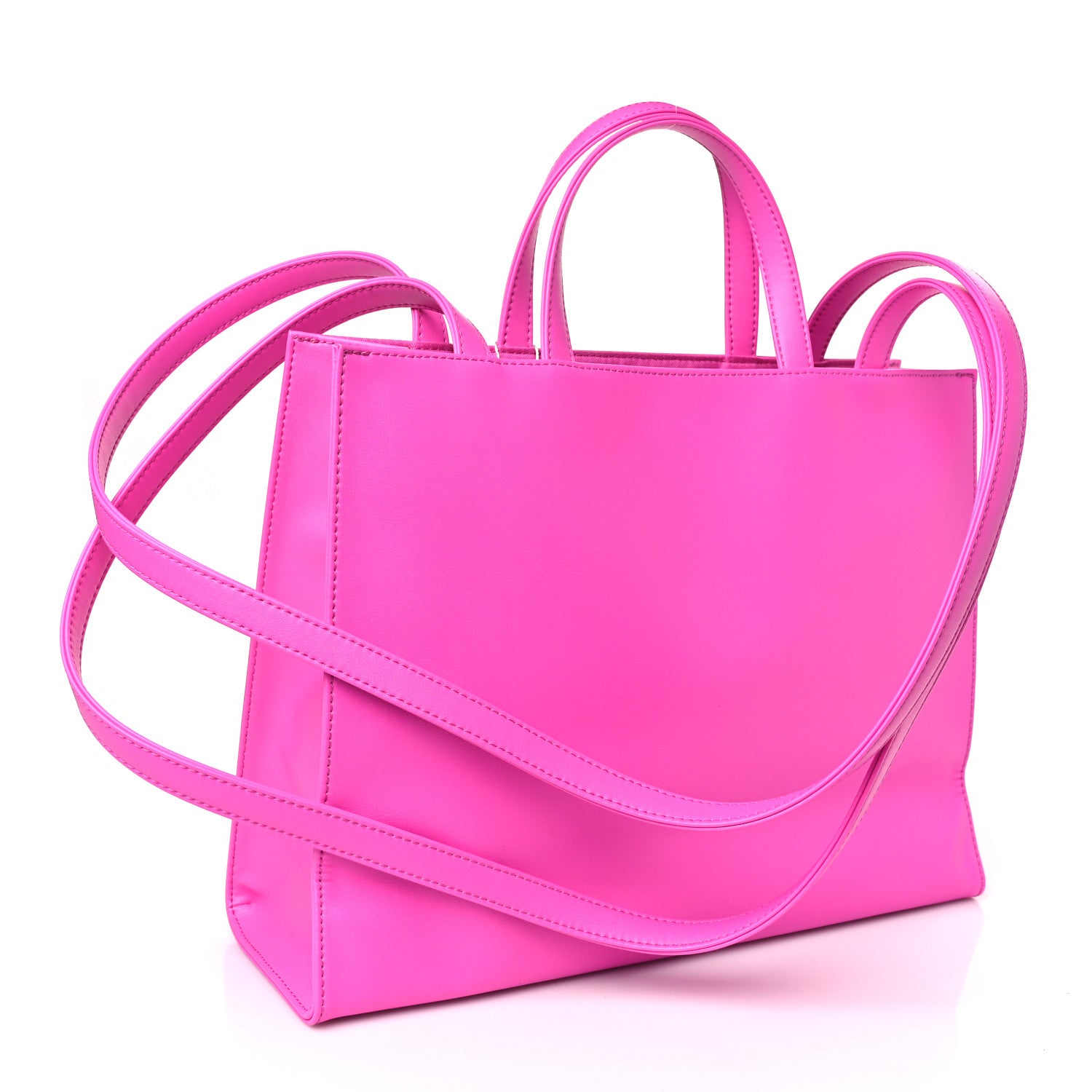 Telfar Vegan Leather Medium Shopping Bag Azalea 3 of 8