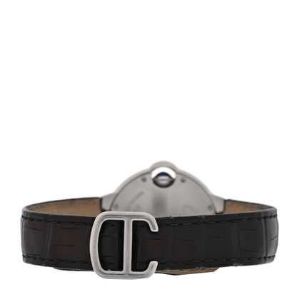 Cartier Stainless Steel Alligator 33mm Ballon Bleu De Cartier Automatic Watch 3 of 5