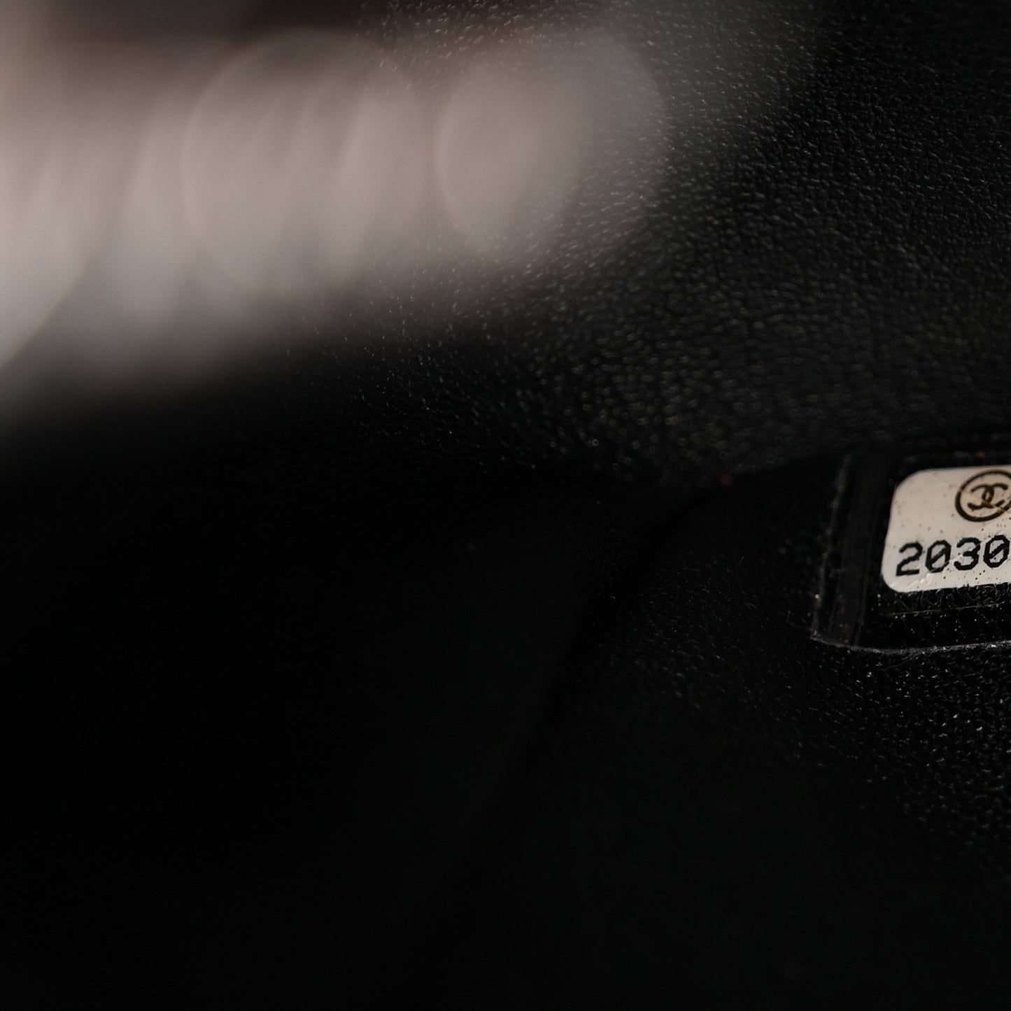 Shearling Lambskin Jumbo Chanel 100% Flap Black