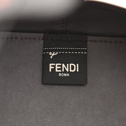 Fendi Mesh Vitello Grace F is Fendi FF 1974 Grande Mon Tresor Bucket Bag Marrone Black Ebano 5 of 9