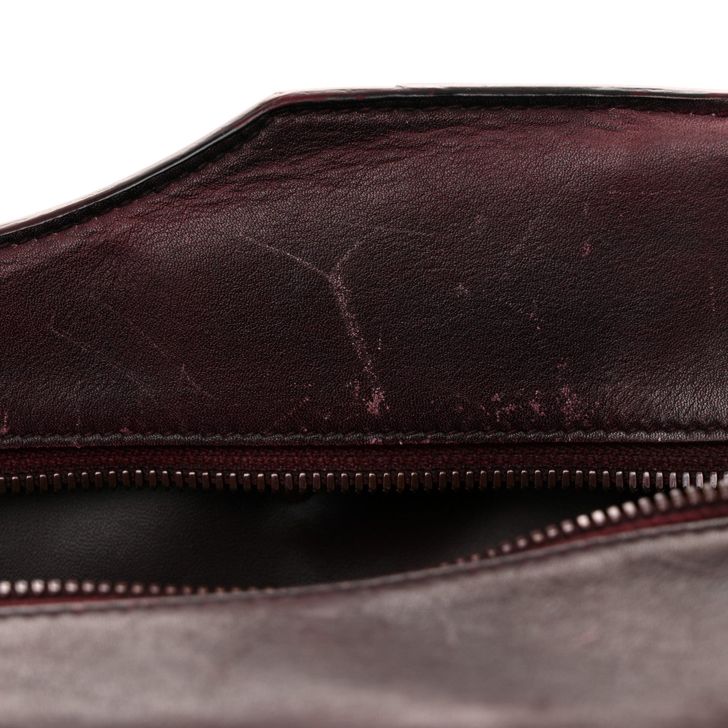 Balenciaga Used Calfskin Rust Hardware Neo Classic City Burgundy 14 of 15