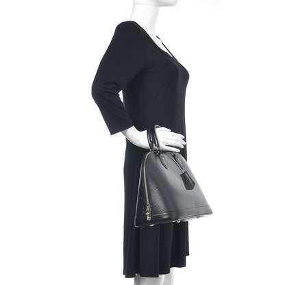 Louis Vuitton Epi Alma PM Black 2 of 10
