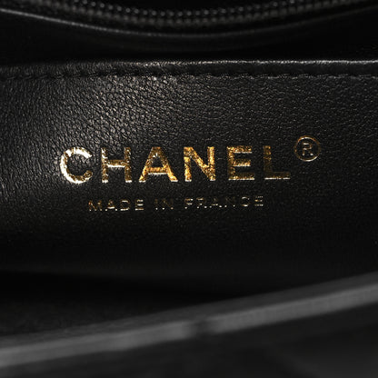 Chanel Lambskin Quilted Mini Rectangular Flap Black 6 of 10