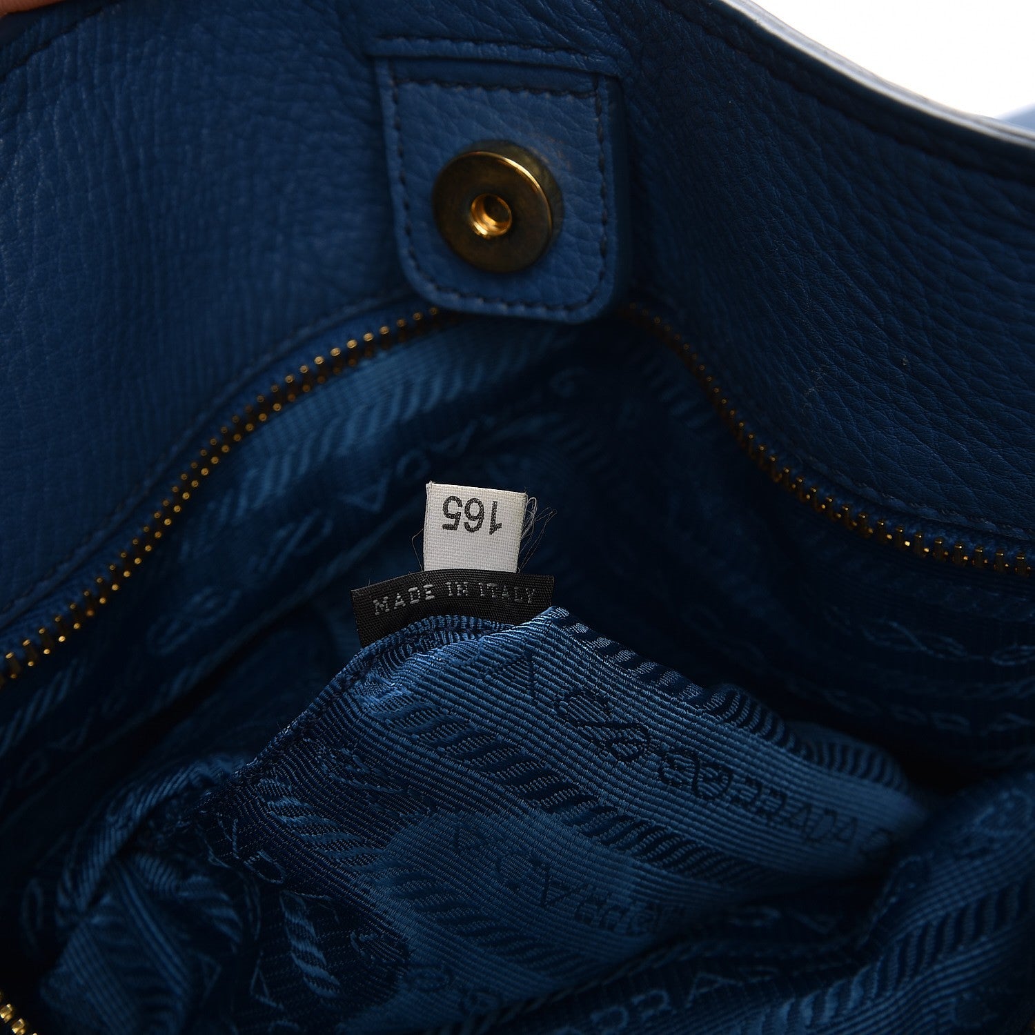Prada Vitello Daino Hobo Cobalto 8 of 8