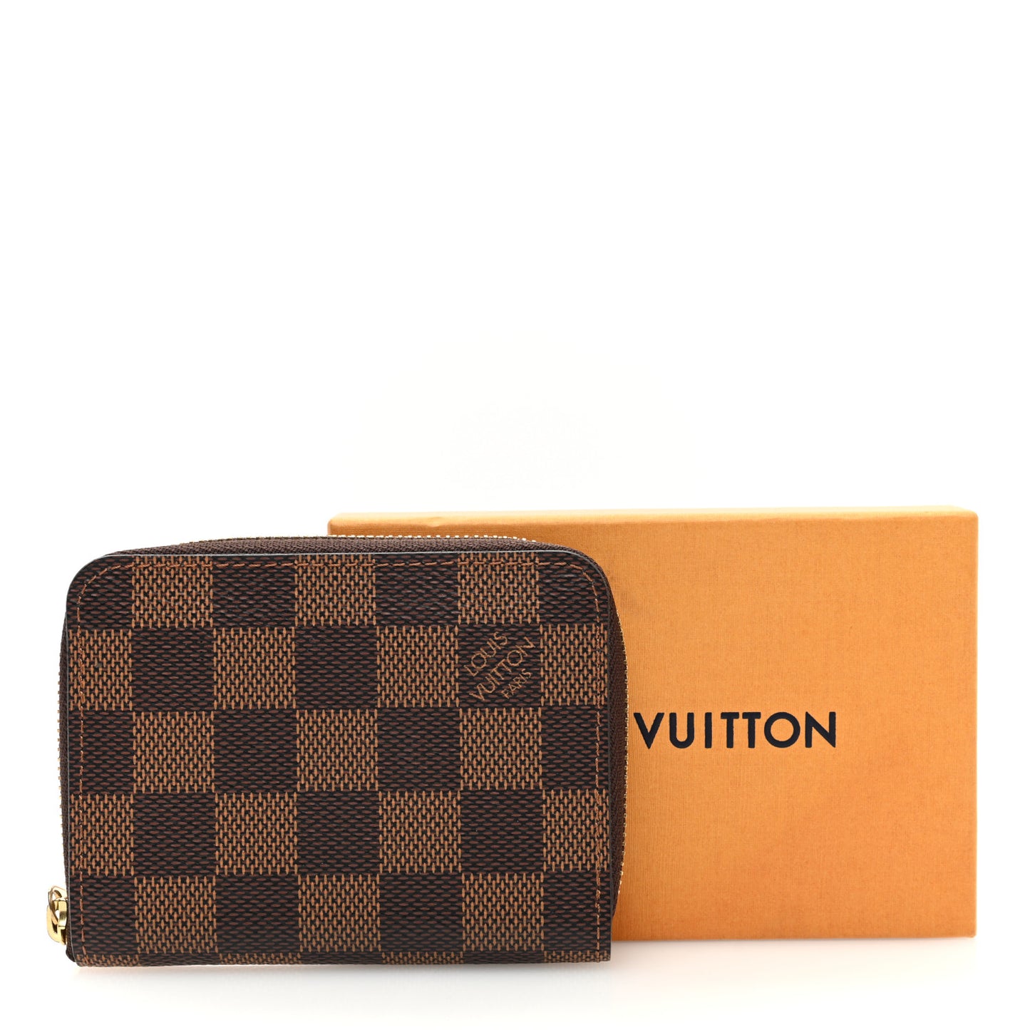 Damier Ebene Zippy Coin Purse