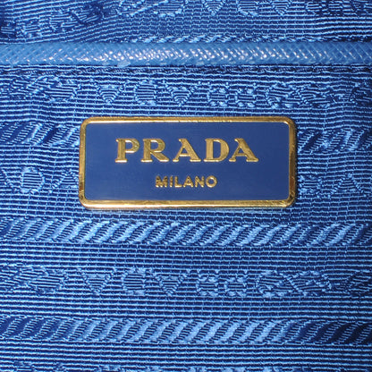 Prada Saffiano Lux Large Galleria Double Zip Tote Cobalto 7 of 7