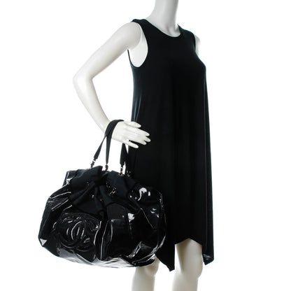 Chanel Vinyl Large Stretch Spirit Cabas Black 2 of 7