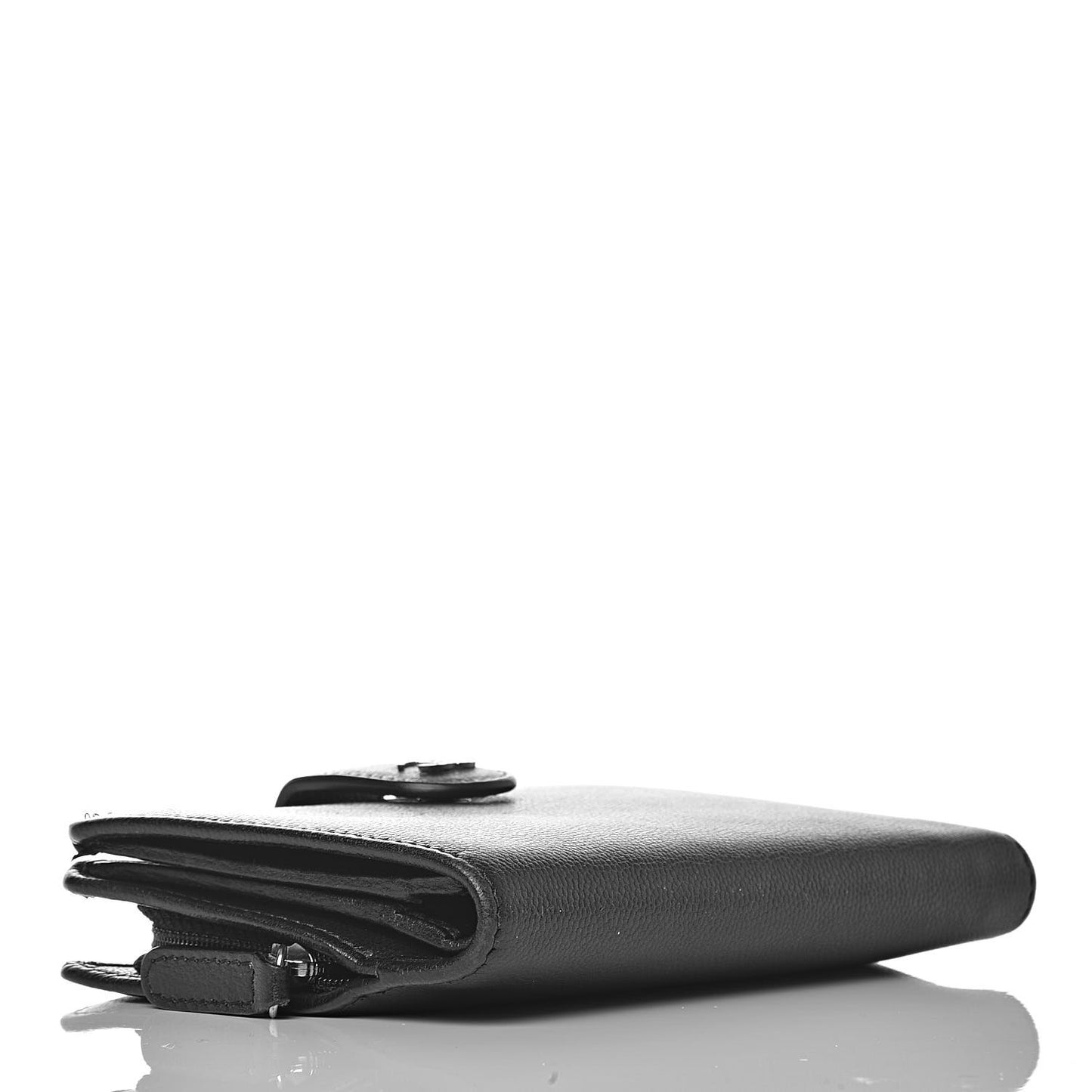 Caviar Sevruga Zip Pocket Wallet Black