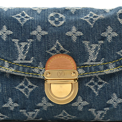 Louis Vuitton Monogram Denim Mini Pleaty Blue 7 of 10