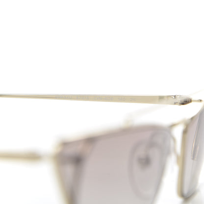 Prada Cat Eye Sunglasses SPR 64U Gold 6 of 7