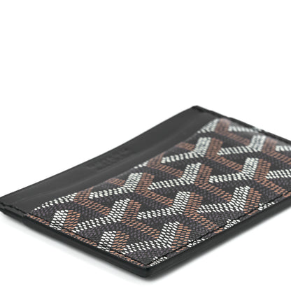 Goyard Goyardine Saint Sulpice Card Holder Black 9 of 11
