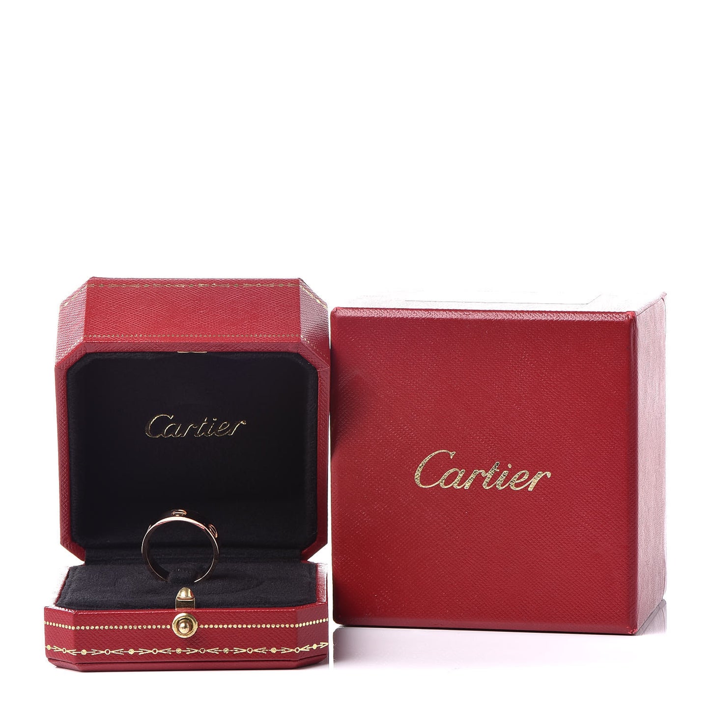 18K Pink Gold 5.5mm LOVE Ring 57 8