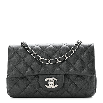 Chanel Iridescent Caviar Quilted Mini Rectangular Flap Black 1 of 12