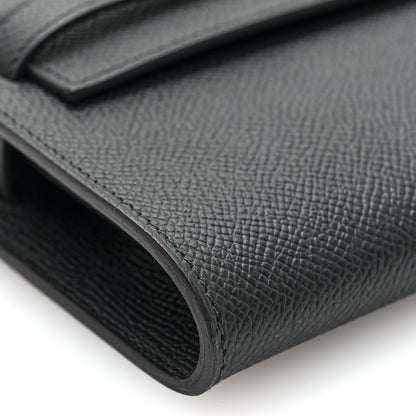 Hermes Epsom Kelly Wallet To Go Black 9 of 11