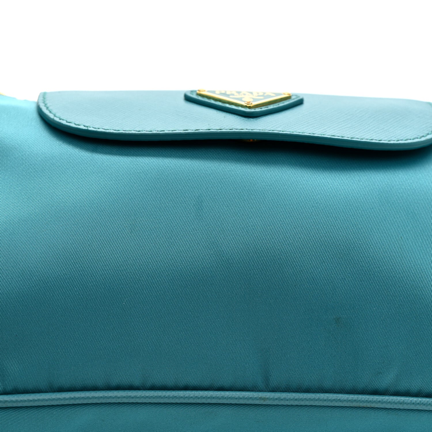 Prada Tessuto Nylon Saffiano Crossbody Bag Turchese 11 of 14