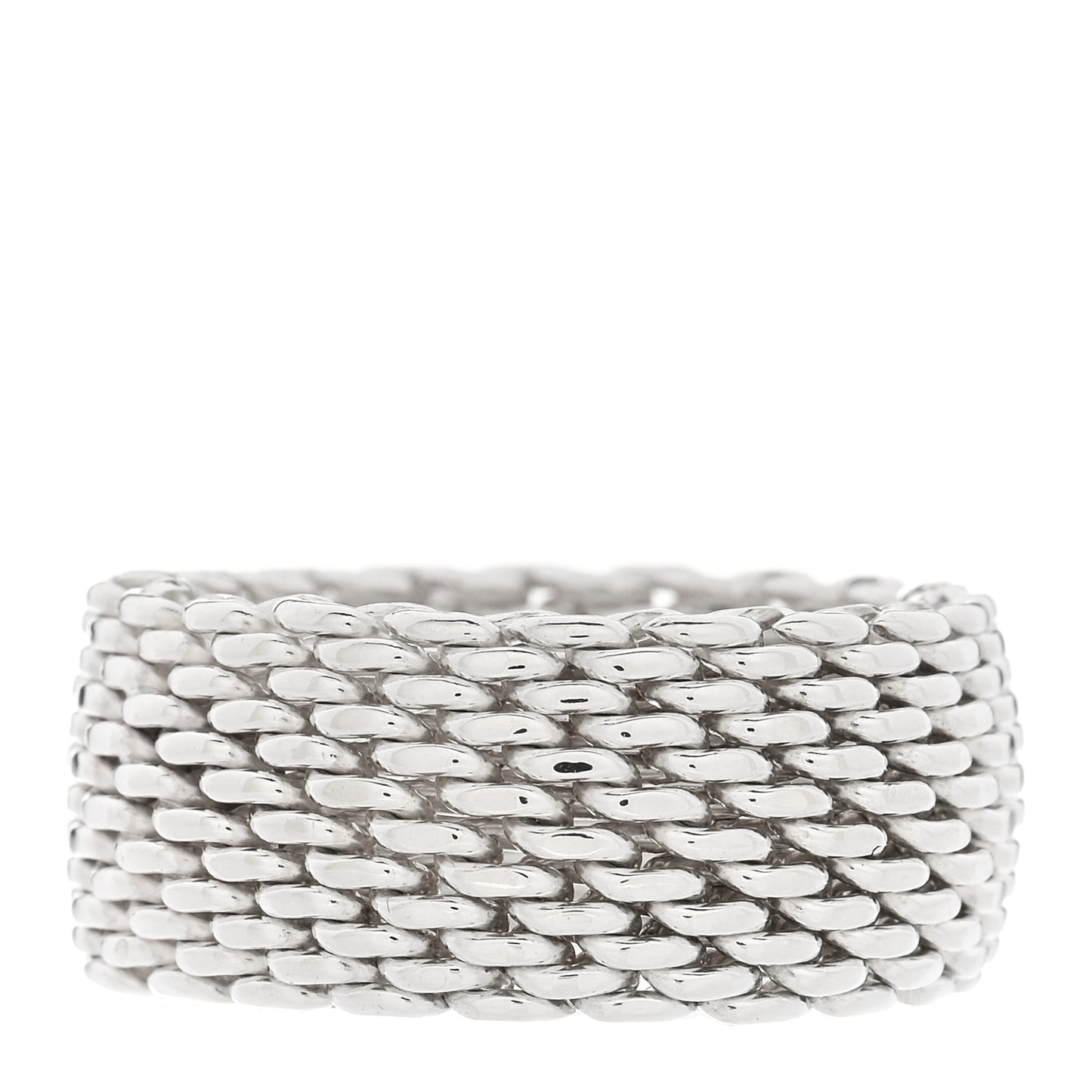 Sterling Silver Somerset Mesh Ring 54 7