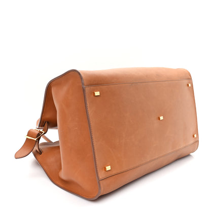 The Row Polished Saddle Calfskin Soft Margaux 17 Cuir 3 of 11