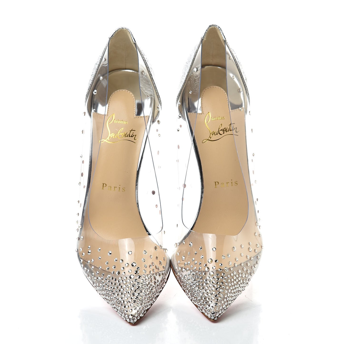 PVC Specchio Degrastrass 100 Pumps 38.5 Silver