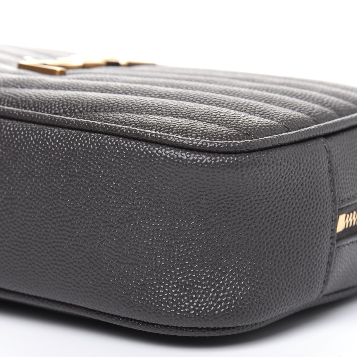 Grain De Poudre Matelasse Monogram Mini Lou Camera Bag Pebble