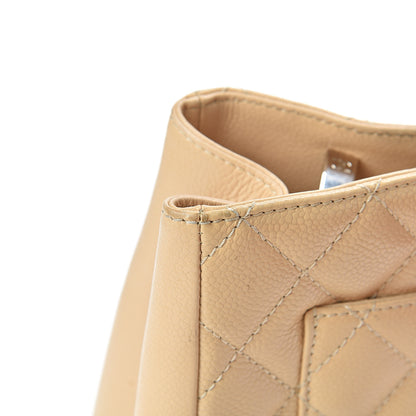 Chanel Caviar Quilted Grand Shopping Tote GST Beige 23 of 27