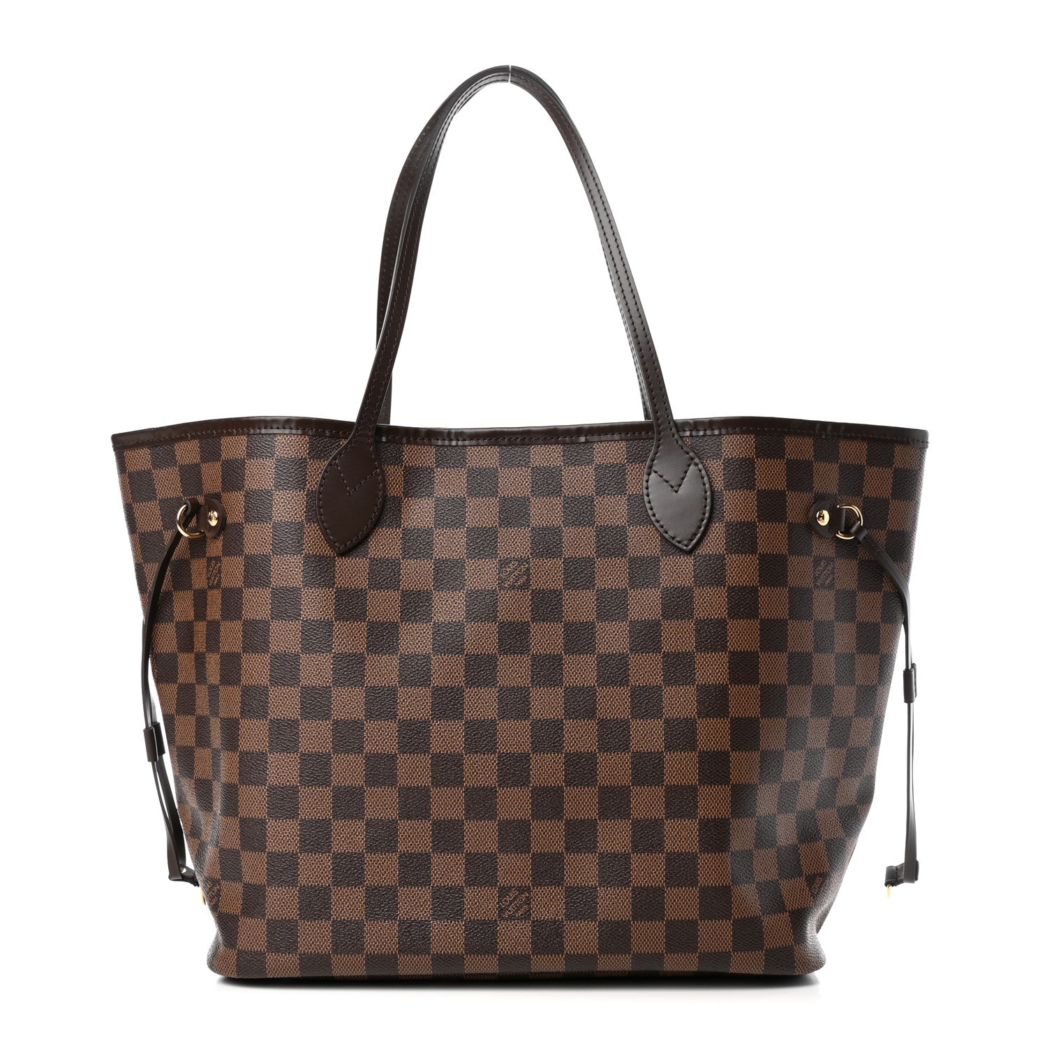 Louis Vuitton Damier Ebene Neo Neverfull MM Rose Ballerine 1 of 4