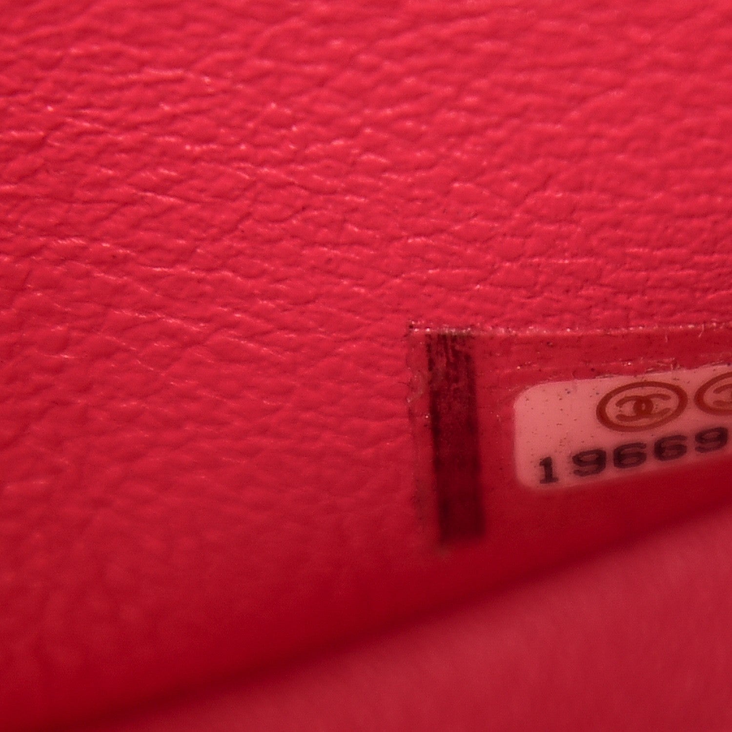 Chanel Lambskin Quilted Jumbo Double Flap Dark Pink 11 of 12