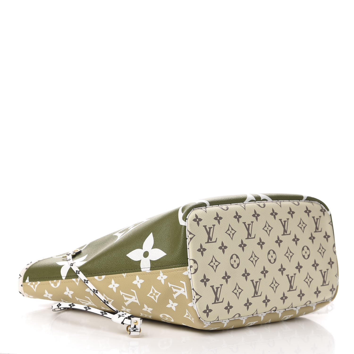 Louis Vuitton Monogram Giant Neverfull MM Kaki 5 of 11