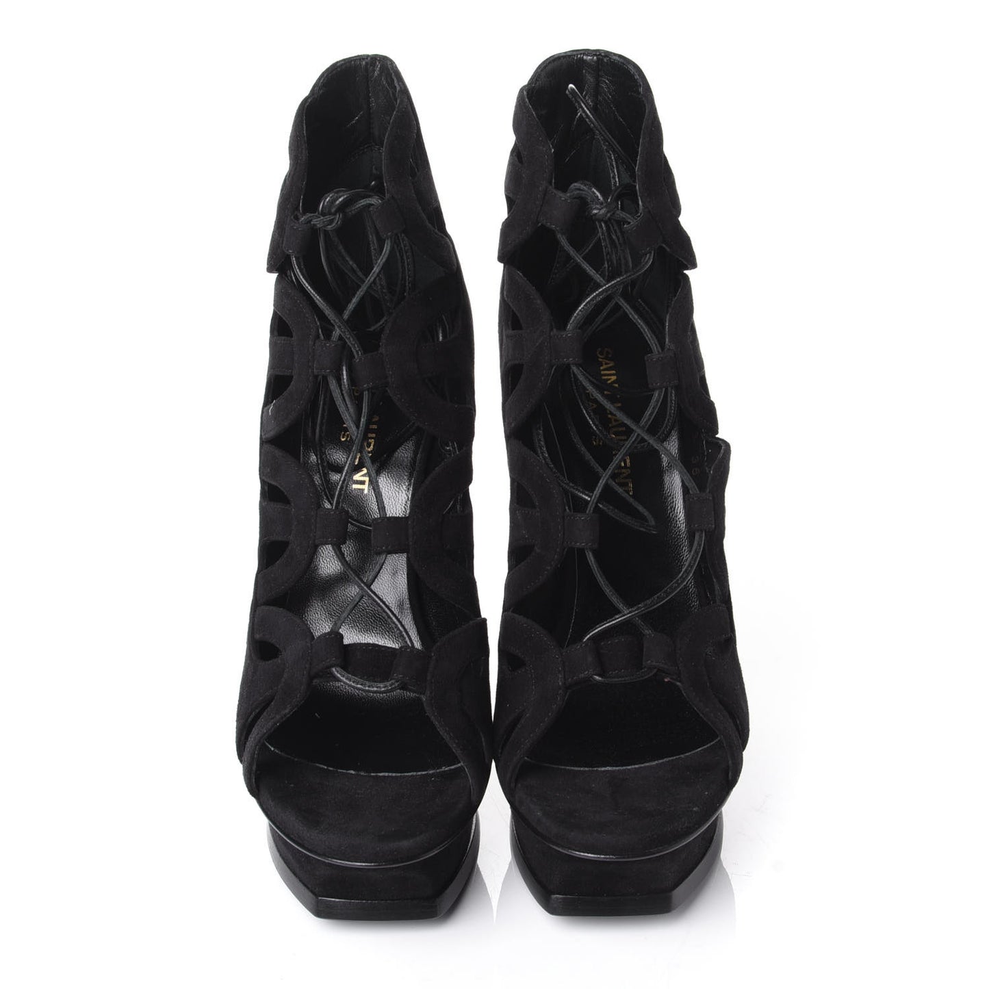 Kid Scamosciato Tribute 105 Platform Sandals 36 Black