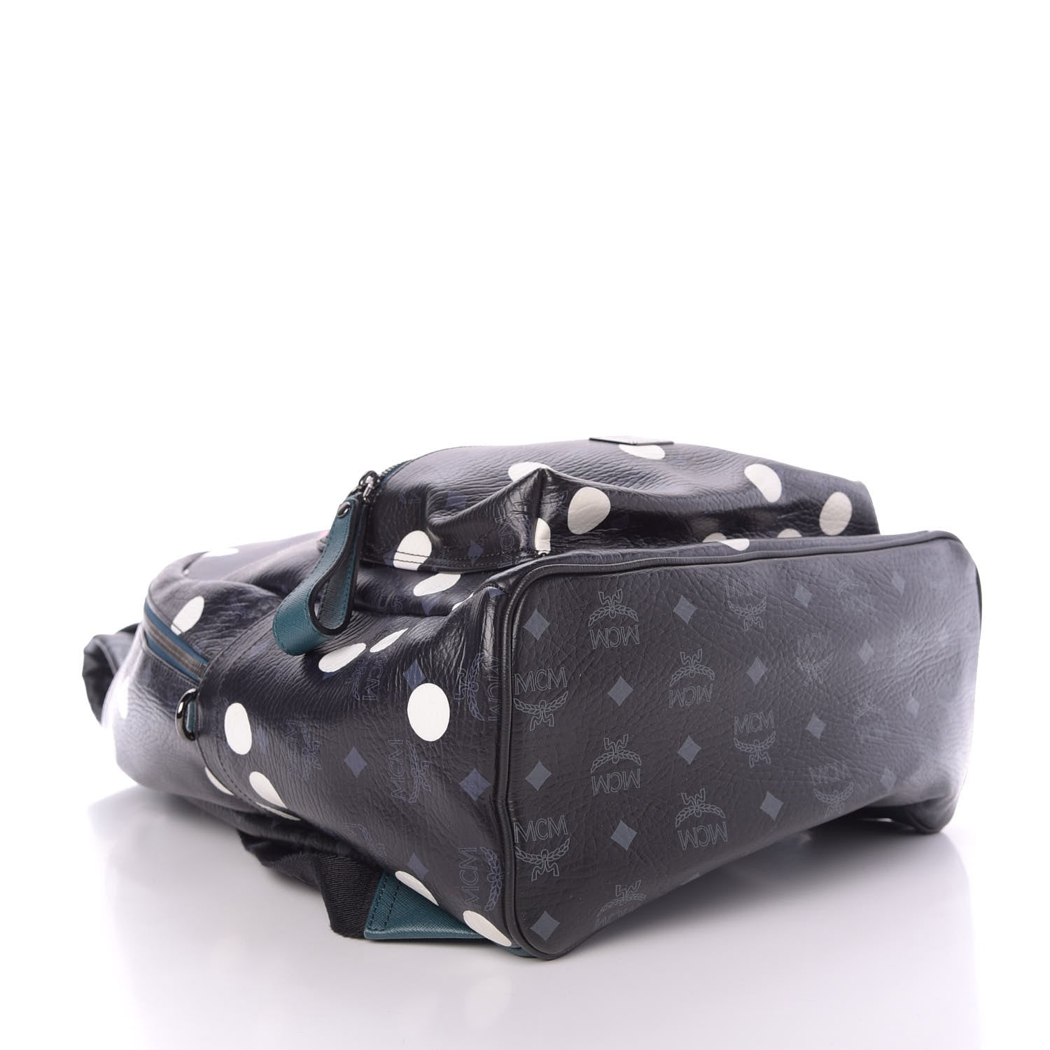 MCM Wrinkled Visetos Small Craig & Karl Beyond Snowdome Backpack Black 3 of 10