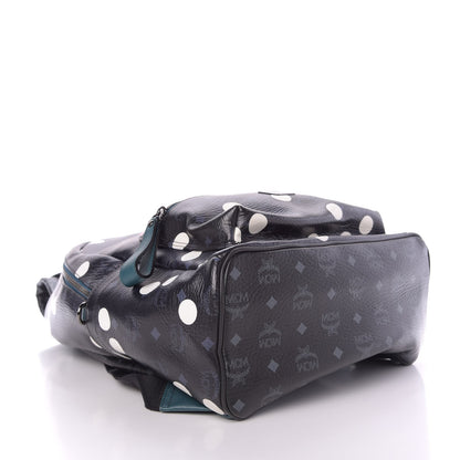 MCM Wrinkled Visetos Small Craig & Karl Beyond Snowdome Backpack Black 3 of 10