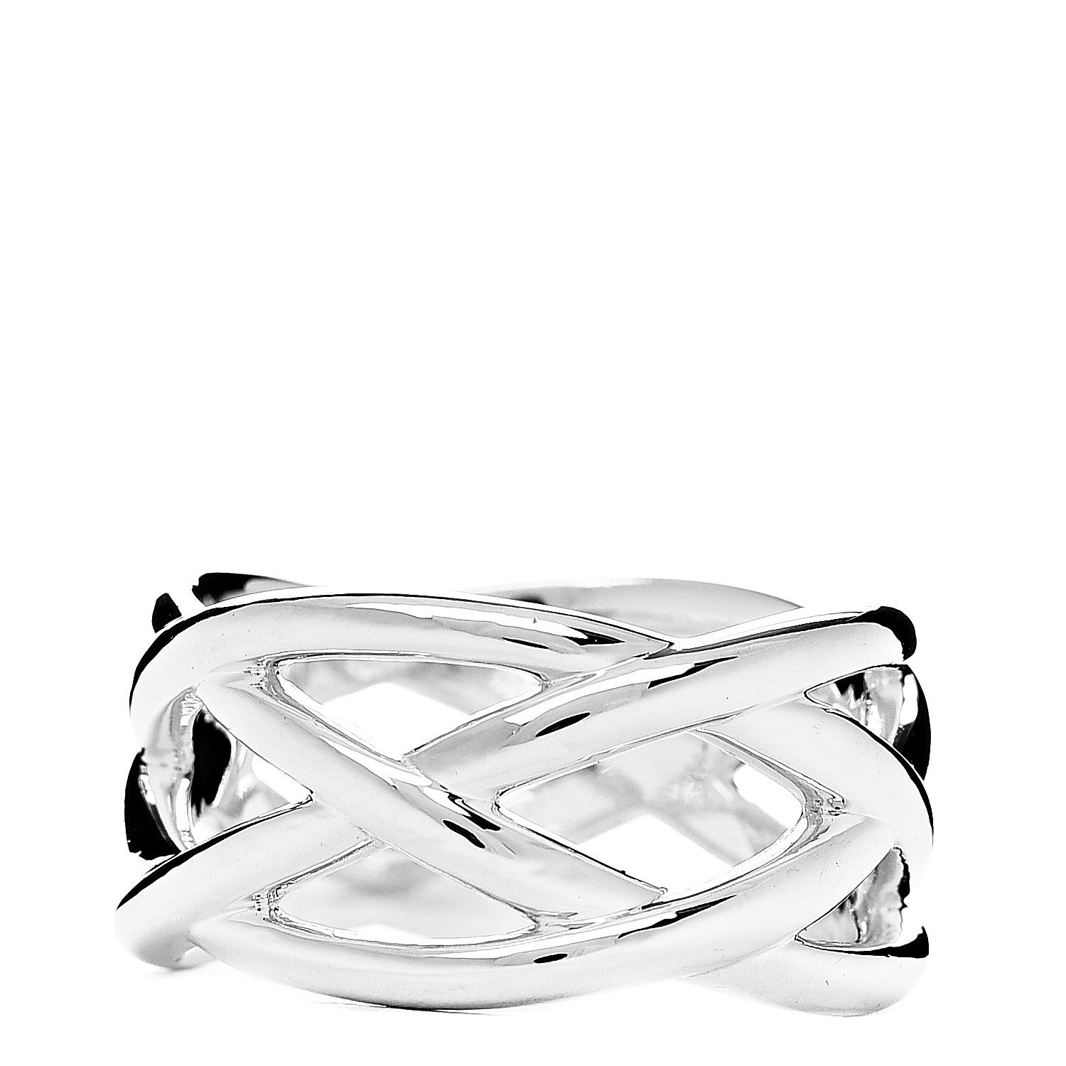 Tiffany Sterling Silver Celtic Knot Ring 60 9 2 of 3