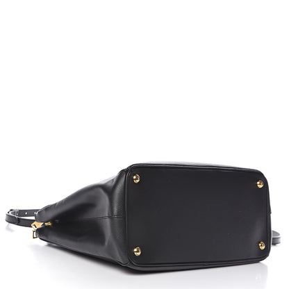 Prada Saffiano Medium Galleria Double Zip Tote Black 4 of 18