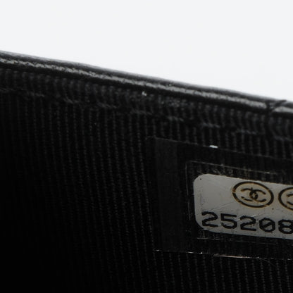 Chanel Lambskin Quilted Flap Card Holder Black 8 of 8