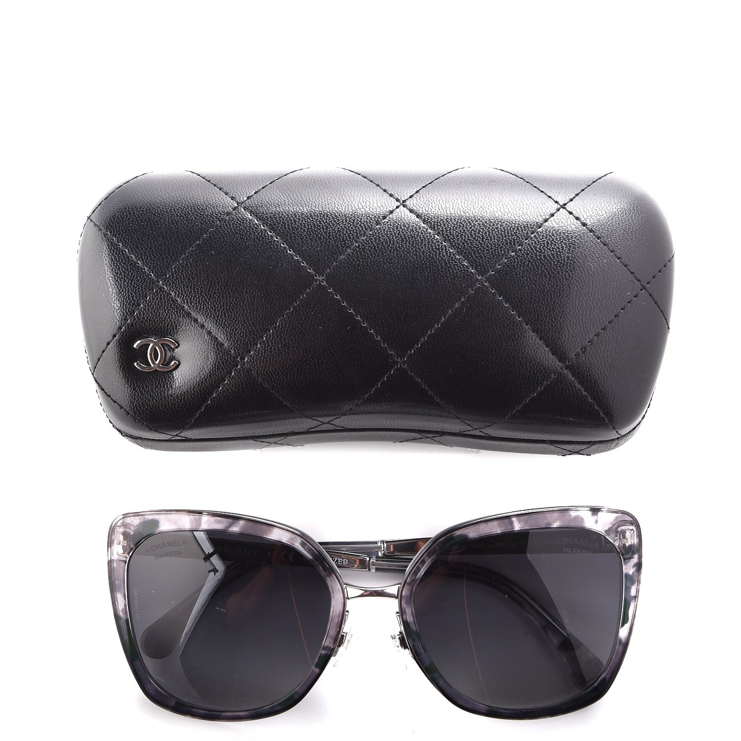 Chanel Square Fall Polarized Sunglasses 4209 Multicolor Grey 8 of 8
