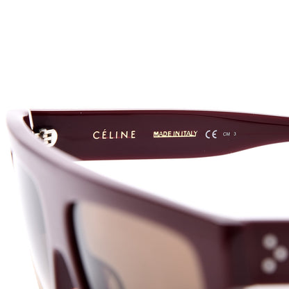 Celine Shadow Sunglasses CL 41026/S Burgundy 5 of 7