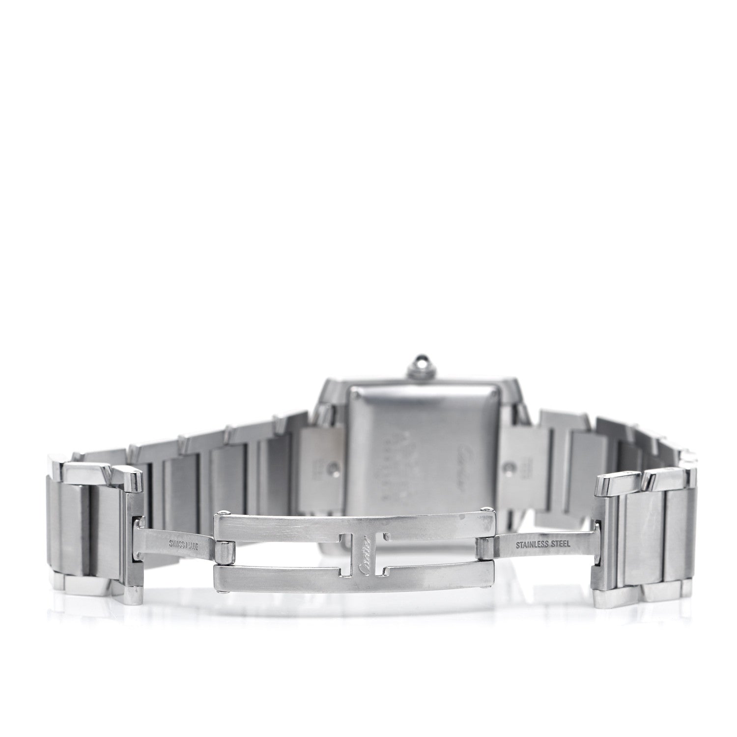 Cartier Stainless Steel 28mm Tank Francaise Automatic Watch 9 of 9