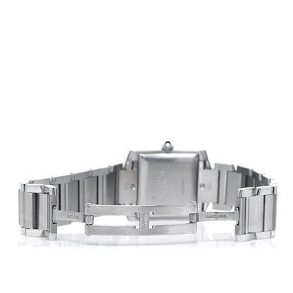 Cartier Stainless Steel 28mm Tank Francaise Automatic Watch 9 of 9