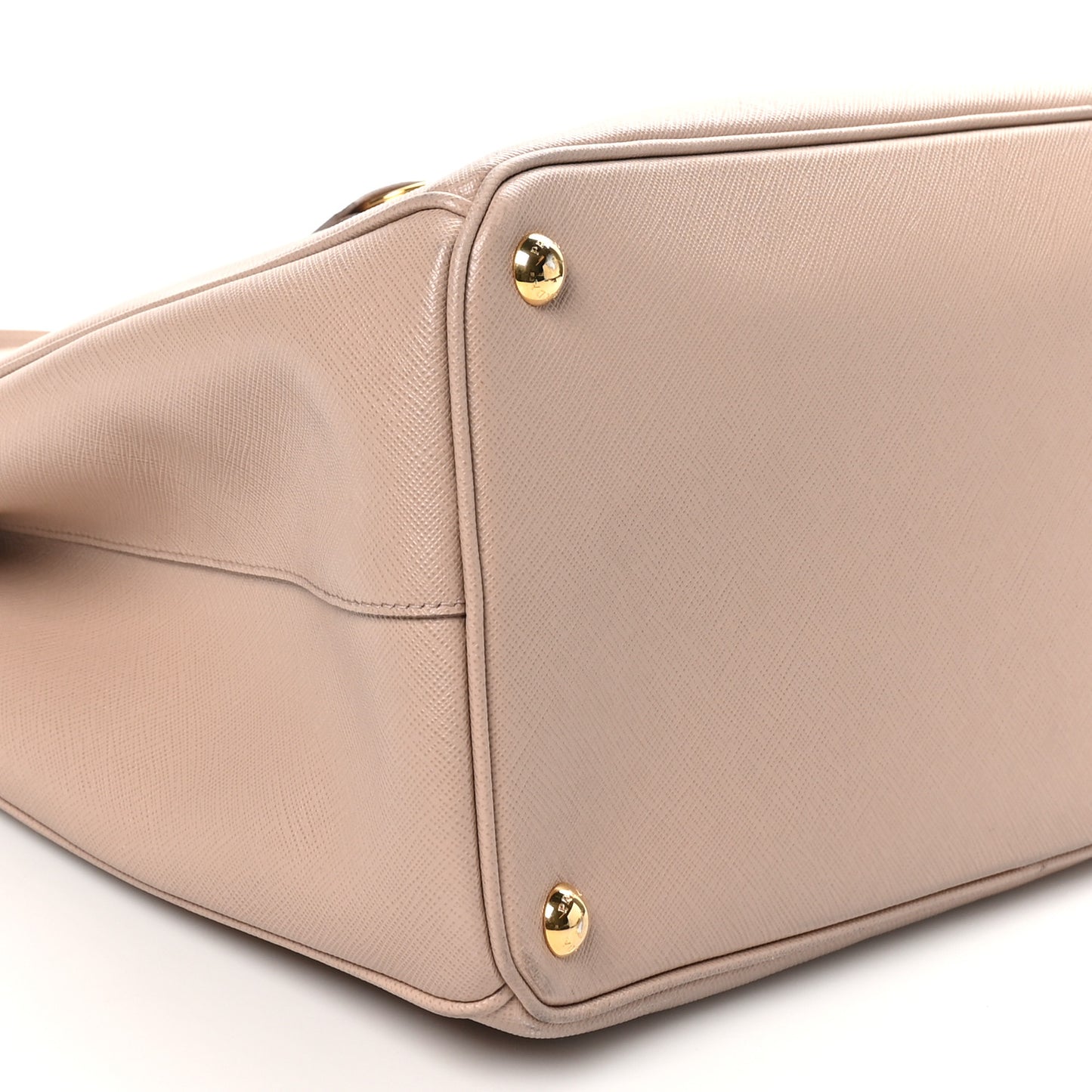 Saffiano Lux Large Galleria Double Zip Tote Cammeo