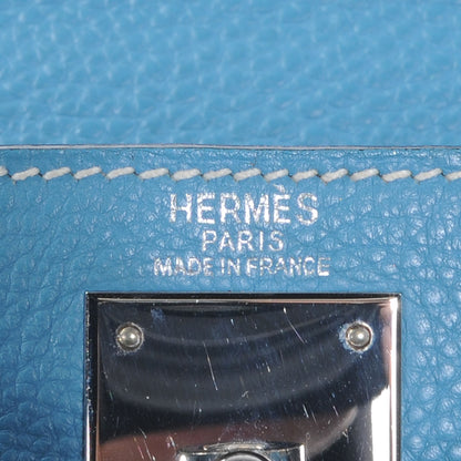 Hermes Taurillon Clemence Kelly 28 Blue Jean 6 of 10