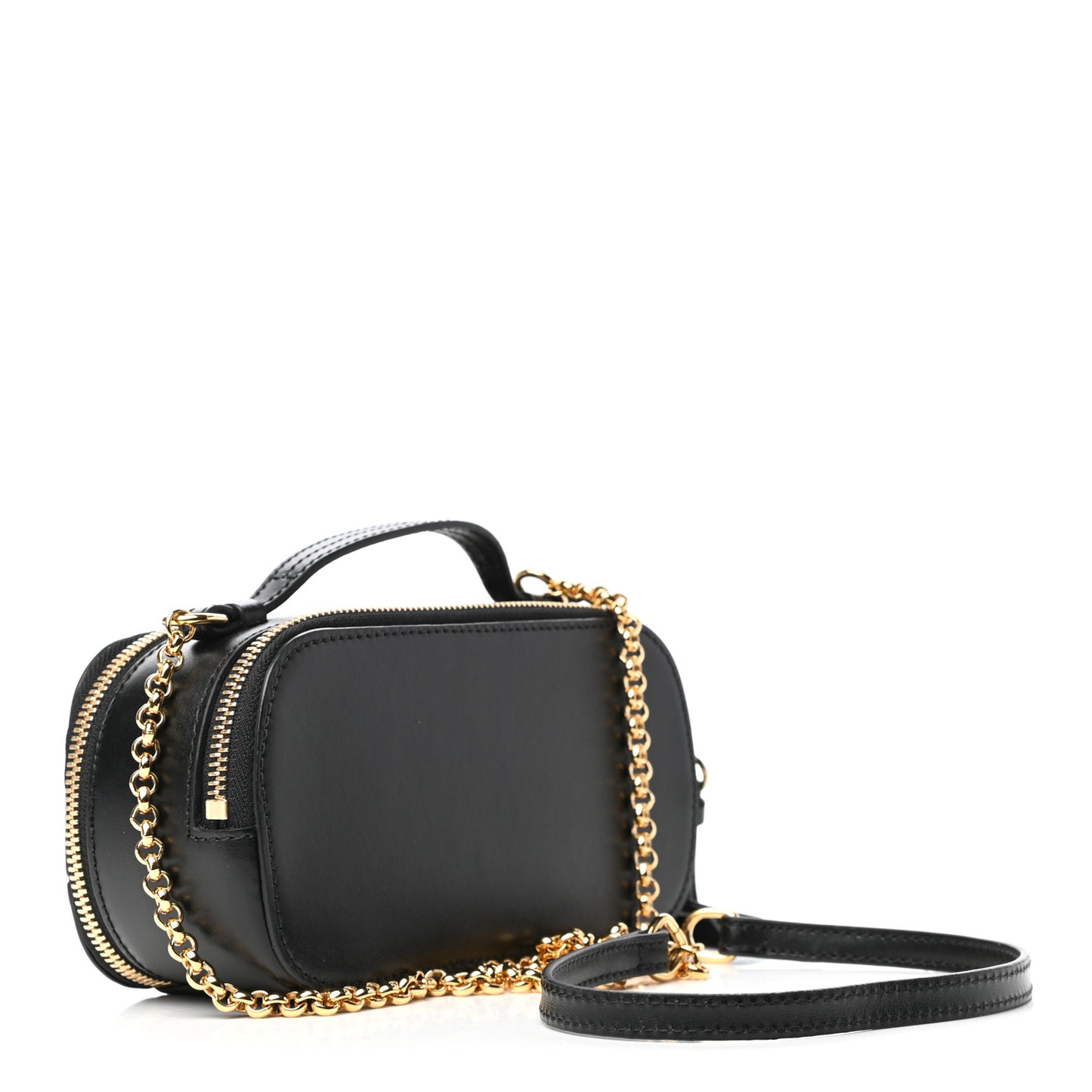 Calfskin Mini C Vanity Bag Black