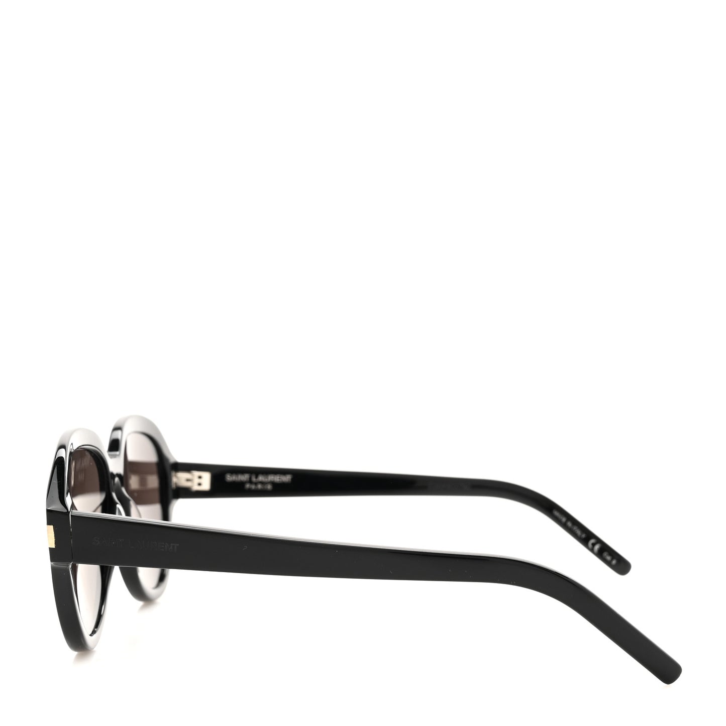 Acetate Round Sunglasses SL400 Black