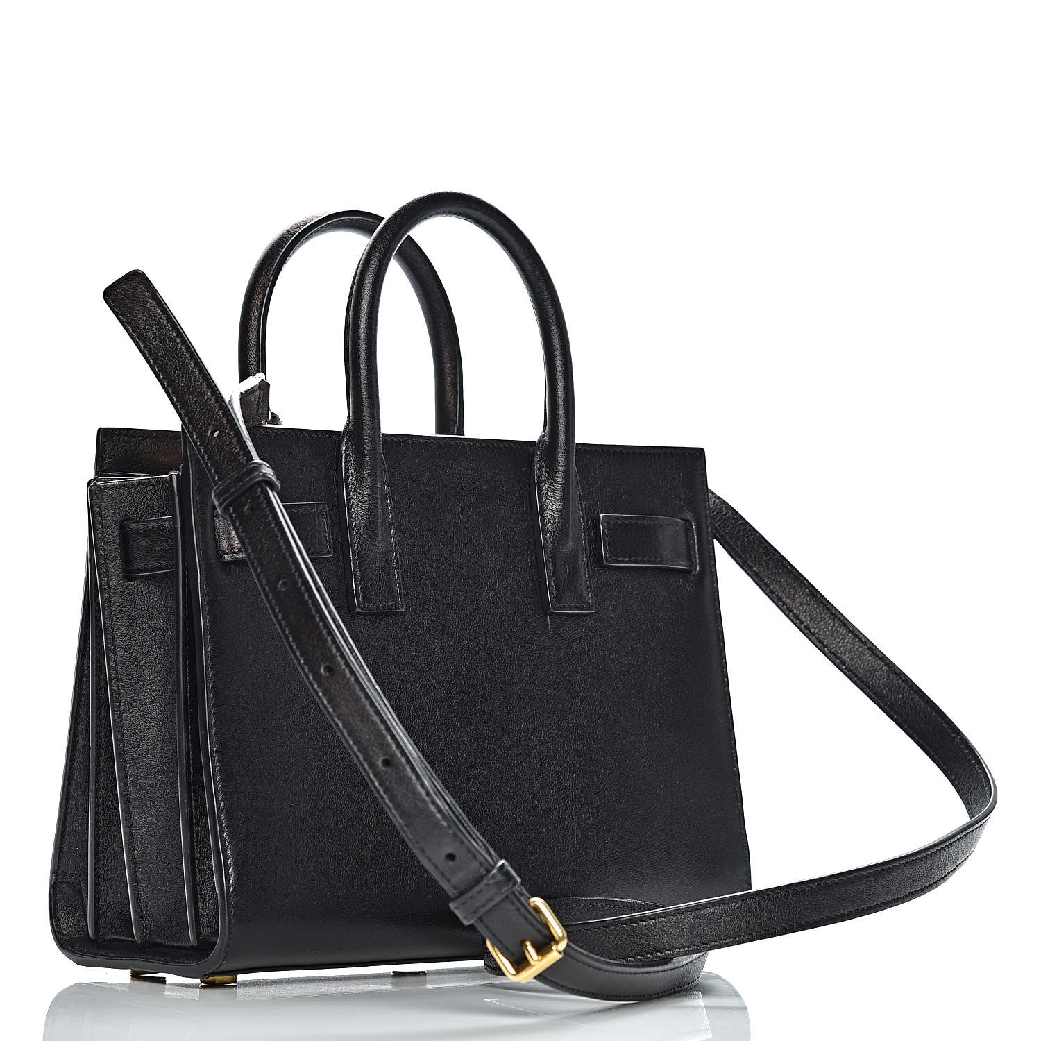 Saint Laurent Calfskin Nano Sac de Jour Black 3 of 22