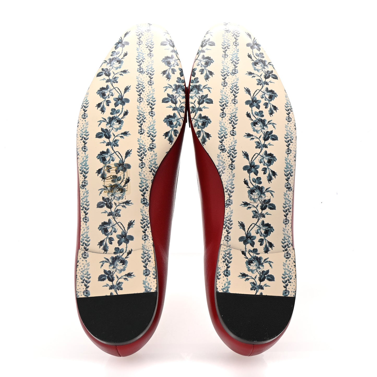 Malaga Kid Elaphe Yva Ballet Flats 38 Hibiscus Red